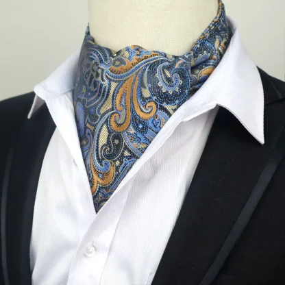 Fashion Finesse Ascot Tie - Image 4