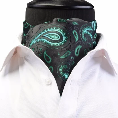 Vintage Inspired Self-Ascot Tie - Image 3