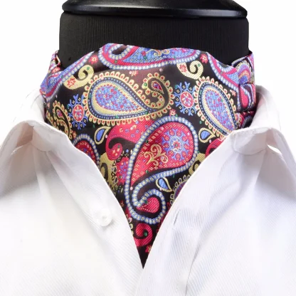 Vintage Inspired Self-Ascot Tie - Image 4