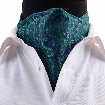 Vintage Inspired Self-Ascot Tie - Image 5