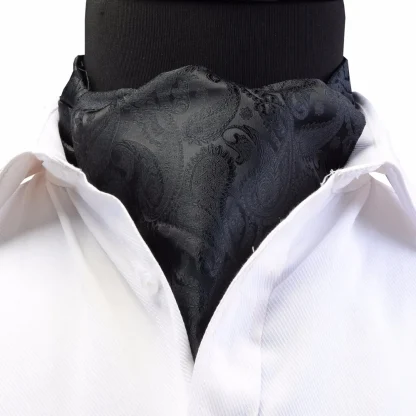 Vintage Inspired Self-Ascot Tie - Image 6