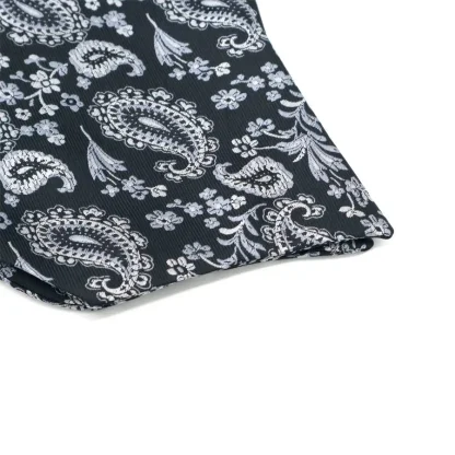 Classic Patterned Ascot Necktie - Image 6