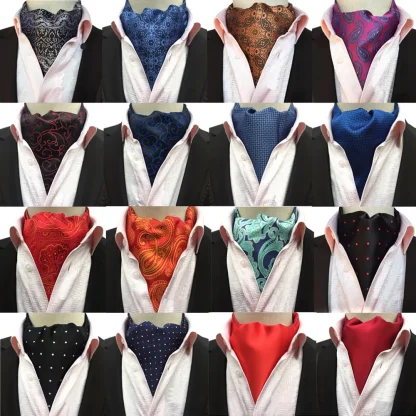 Trendy Style Ascot Tie - Image 2