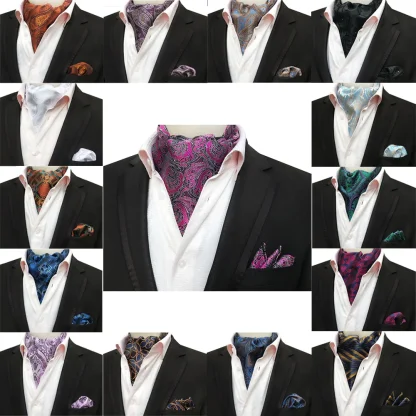 Festive Wedding Party Ascot Tie