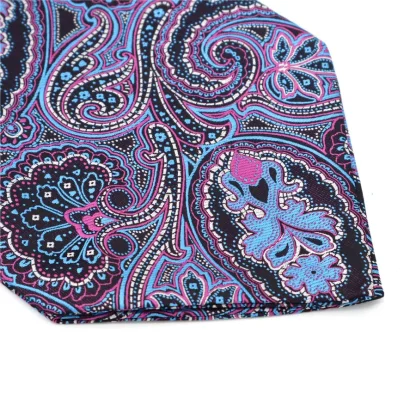 Vintage-Inspired Floral Ascot Tie - Image 5