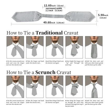 Elegant Finery Ascot Tie Set - Image 5