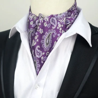 Refined Wedding Party Ascot Tie