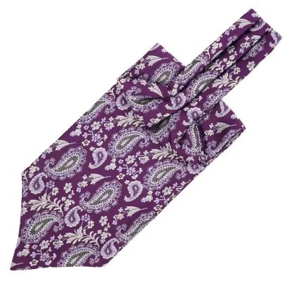Refined Wedding Party Ascot Tie - Image 2