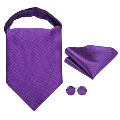 Ascot Tie Pocket Square Set - Image 3