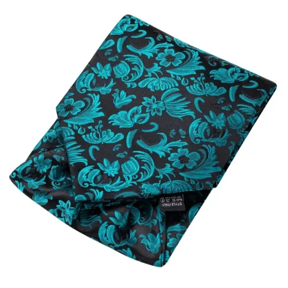 Wedding Prom Ascot Tie Set - Image 4