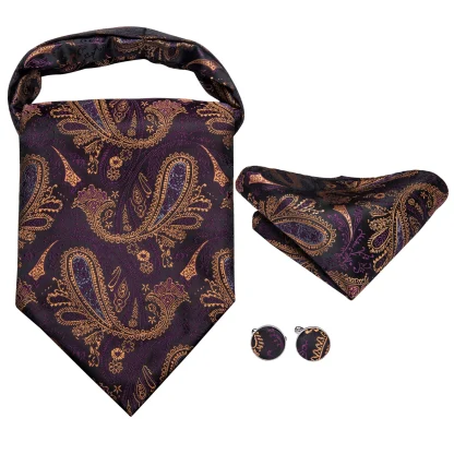 Paisley Scarf Ascot Self-Ties - Image 5