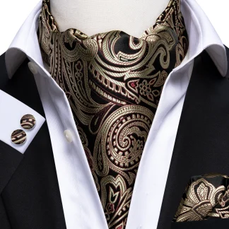 Casual Ascot Cravat Tie Set